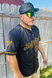 Baseball Black Gold Jersey